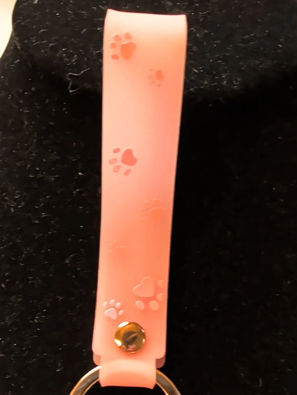 (#346) Starbucks-Themed Pink Silicone Drink Cup Keychain & Wrist Strap